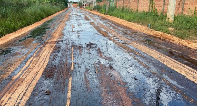 Obras para asfaltamento iniciam no Bairro Eldorado a pedido do vereador Edimilson Dourado