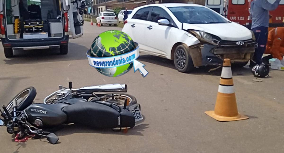 URGENTE: Carro avança preferencial e causa acidente com três vítimas na zona leste