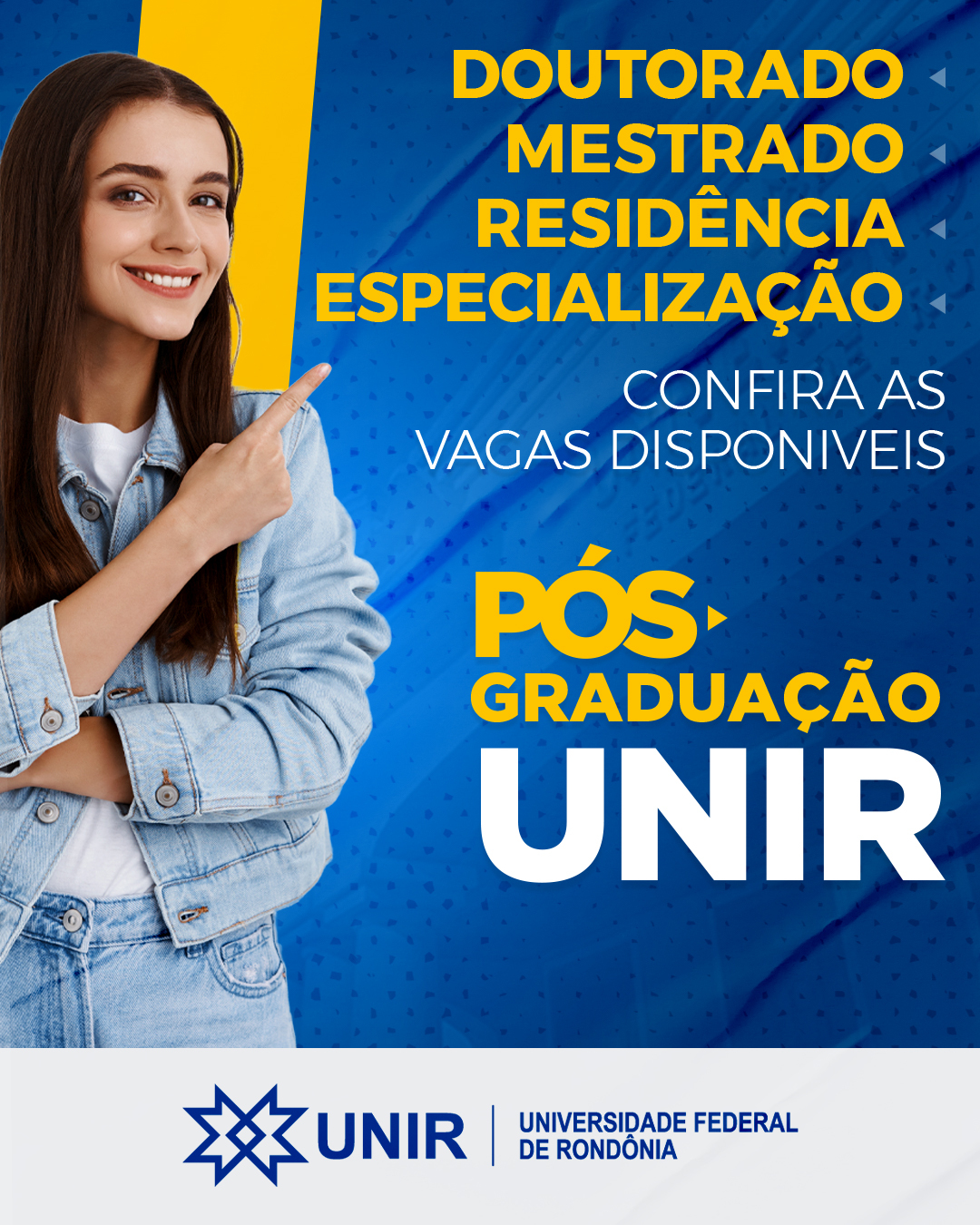 UNIR oferece 118 vagas em cursos de mestrado e doutorado