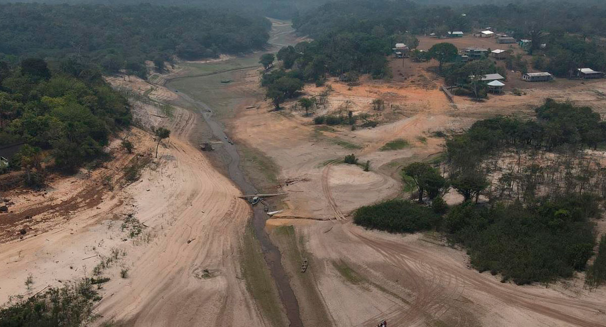 Seca do Rio Negro: estudioso associa o fenômeno com o aquecimento global - News Rondônia