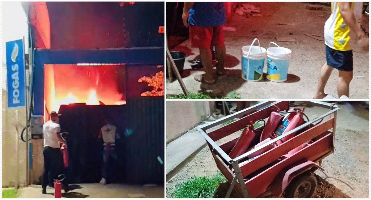 Incêndio atinge depósito atrás de igreja na zona leste - Veja vídeo - News Rondônia
