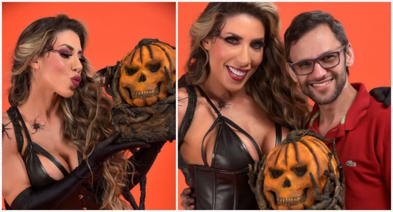 Halloween - Tati Minerato surge com look de aranha idealizado pelo maquiador Anderson Natio - News Rondônia