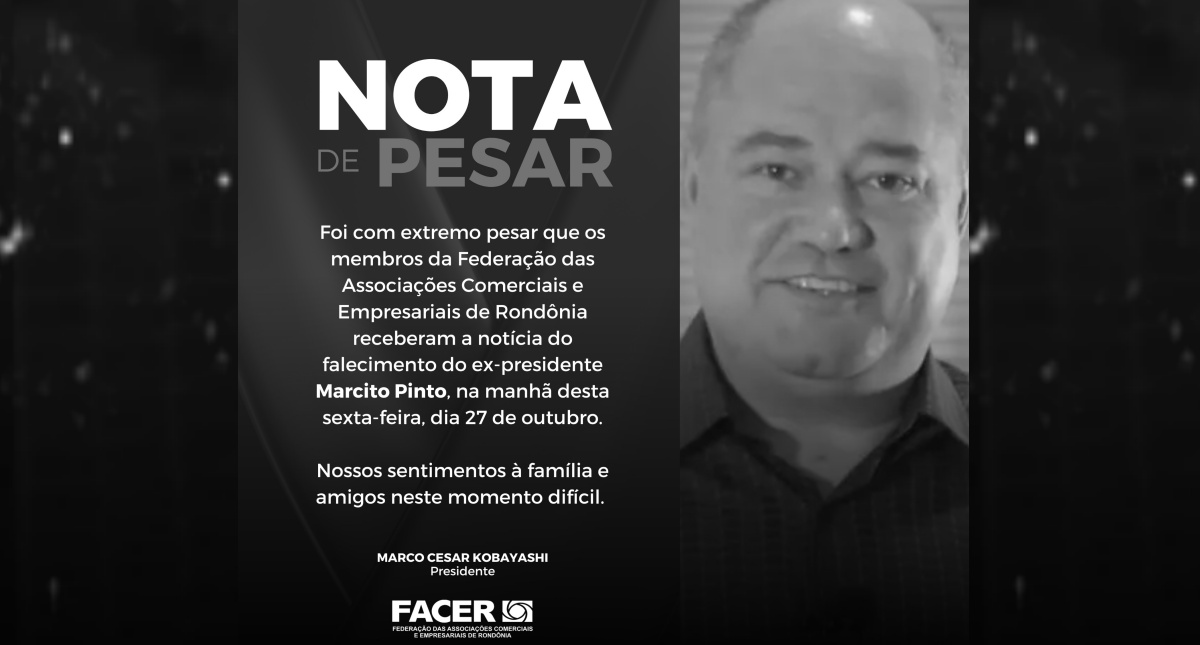 FACER lamenta a morte de seu ex-presidente Marcito Pinto