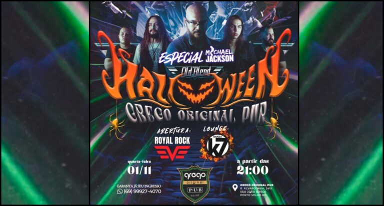 Agenda News: Grego Original Pub apresenta Halloween com concurso de fantasia, por Renata