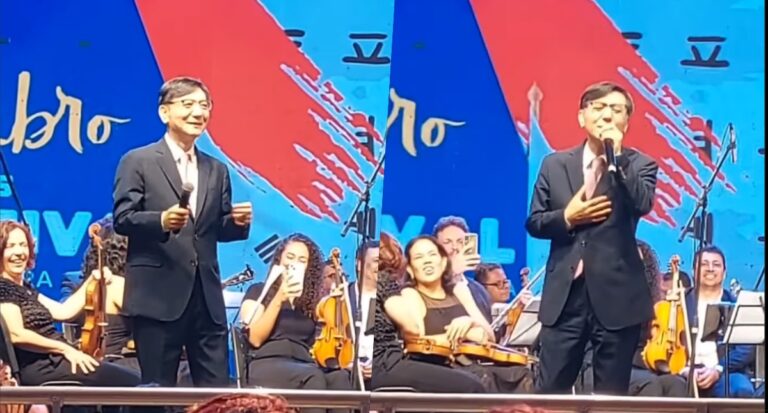 Raça Negra compartilha vídeo do embaixador da Coreia do Sul cantando hit da banda