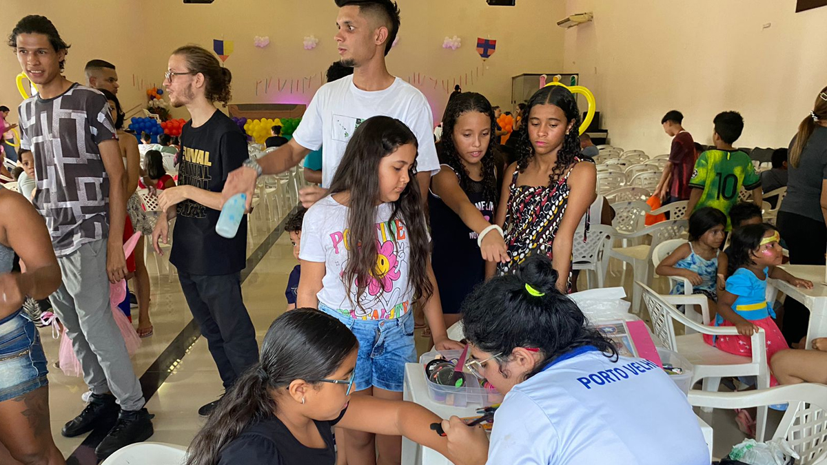 Brincadeiras, recreação e atividades esportivas são oferecidas durante Projeto Rua de Lazer, no Bairro Eletronorte - News Rondônia