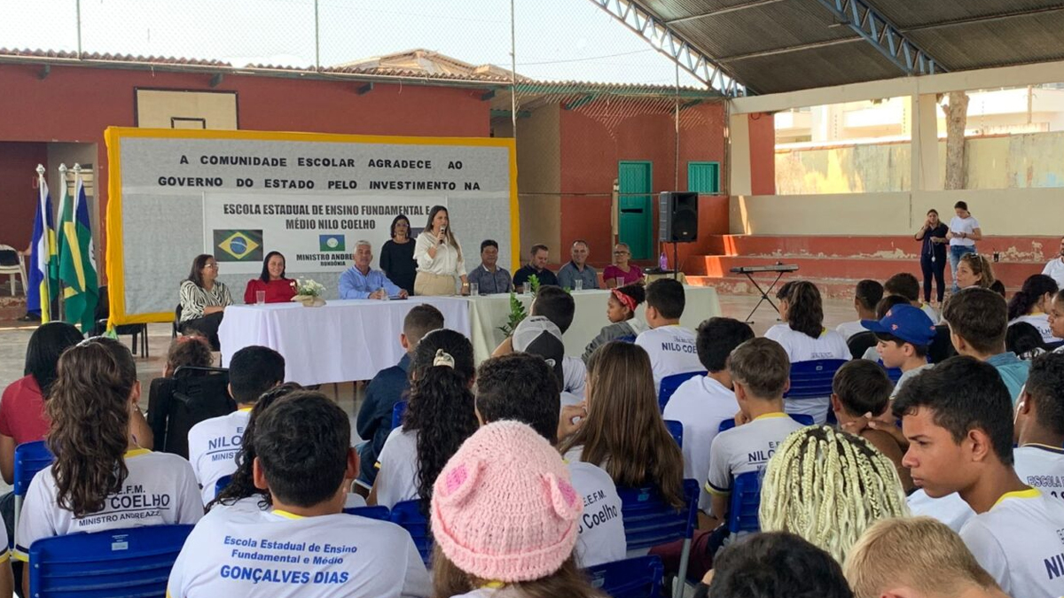 Governo de Rondônia investe em construção e reforma de escolas estaduais de Ministro Andreazza e distrito de Riozinho - News Rondônia