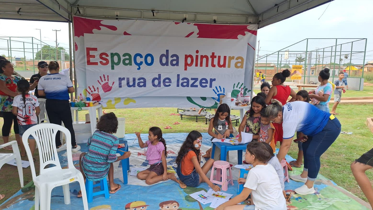 Projeto Rua de Lazer é realizado na Praça da Juventude, no Parque Amazônia - News Rondônia