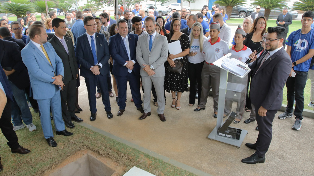 Cápsula do tempo da Alero é fechada durante as comemorações dos 40 anos da Constituição Estadual - News Rondônia