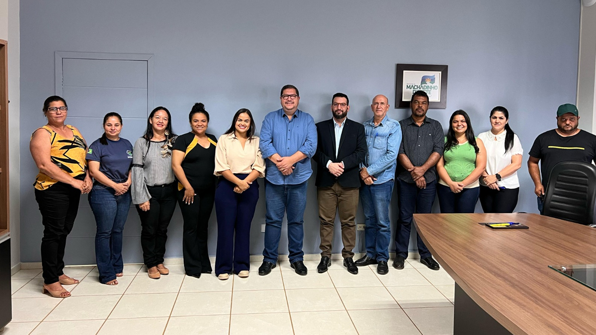 Deputada Dra Taíssa Sousa é recebida por prefeito e secretários na Prefeitura de Machadinho D'Oeste - News Rondônia