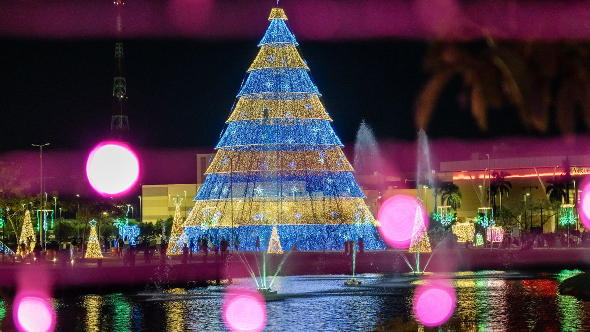 NATAL PORTO LUZ 2023: Decoração encanta população no Parque da Cidade - News Rondônia