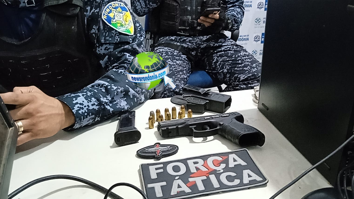 URGENTE: Vulgo "Pega Leve" é preso com arma no Morar Melhor - News Rondônia