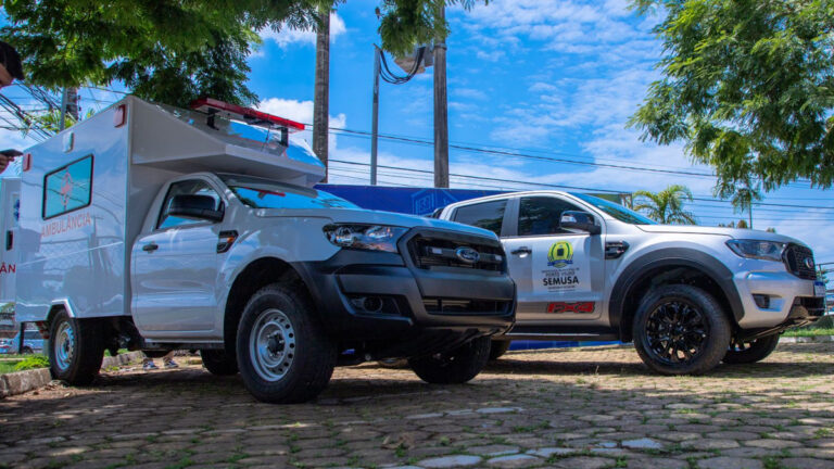 Prefeitura entrega ambulância e duas caminhonetes para reforçar a saúde na zona rural - News Rondônia