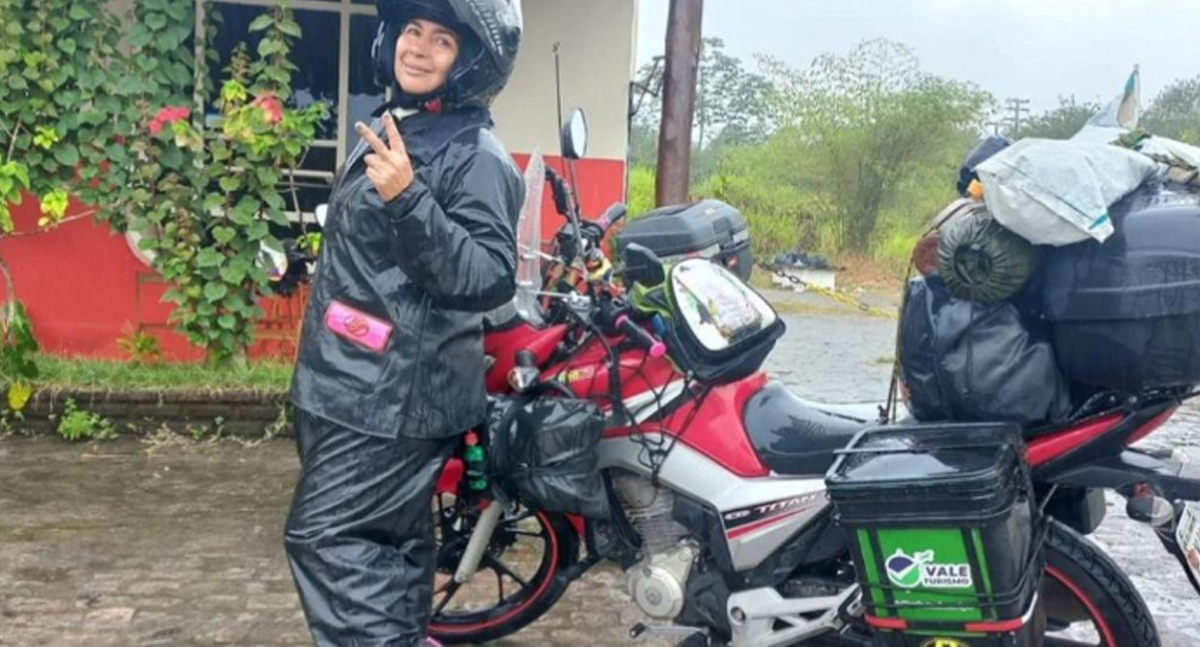 Motociclista que estava viajando o Brasil em uma Titan 160 tem veículo roubado após chegar em Ariquemes