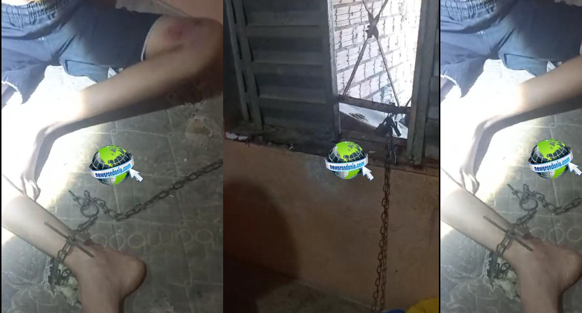 Casal é preso após criança de 10 anos ser encontrada acorrentada em residência