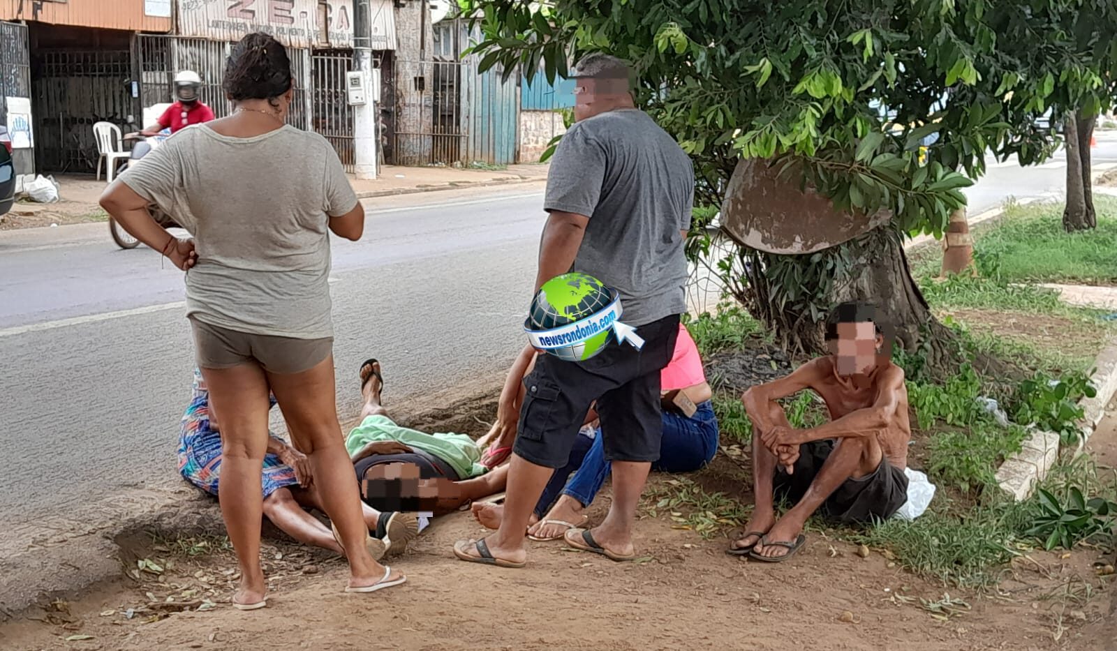 Acidente entre moto e bicicleta elétrica deixa duas vítimas feridas na Avenida Imigrantes