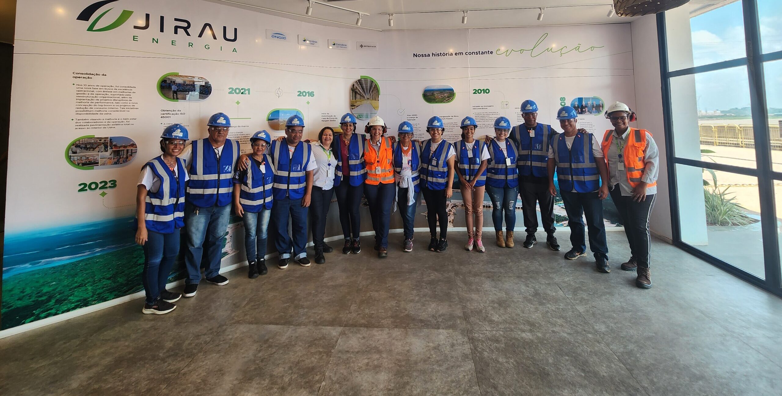 Unir e Escola Estadual São Luiz realizam aula prática na Usina Hidrelétrica Jirau