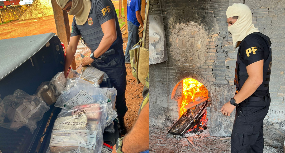 Polícia Federal incinera 130 quilos de drogas em Rondônia