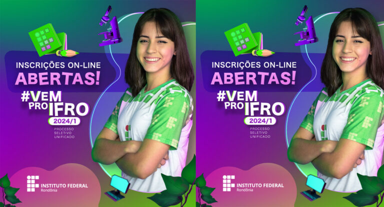 IFRO abre inscrição para 3.466 vagas destinadas ao primeiro semestre de 2024