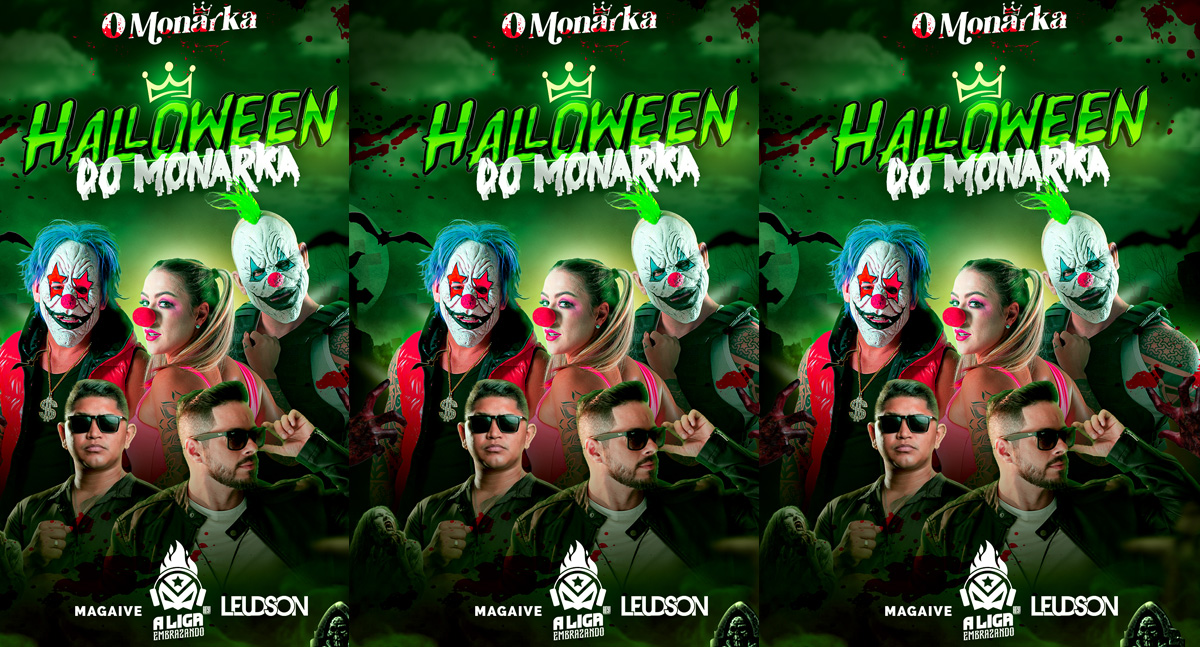 Terça tem o 1º Halloween do Mornaka com atração nacional A Liga Embrazando