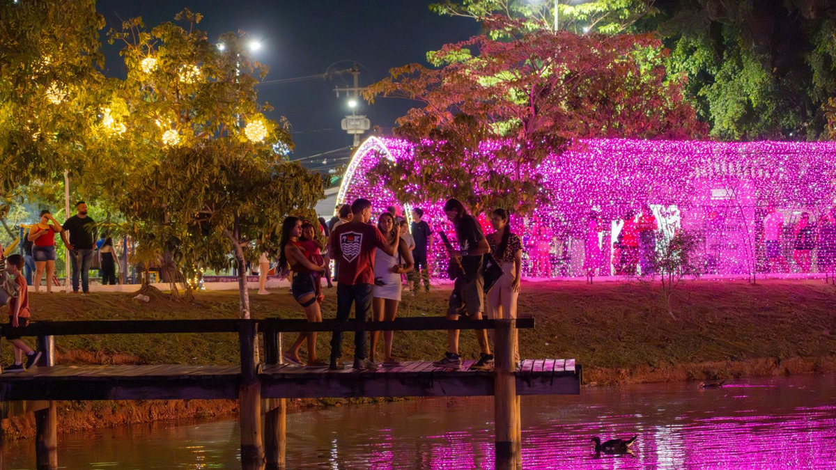 NATAL PORTO LUZ 2023: Decoração encanta população no Parque da Cidade - News Rondônia NATAL PORTO LUZ 2023: Decoração encanta população no Parque da Cidade - News Rondônia