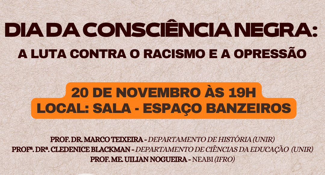 ADUNIR CELEBRA O DIA NACIONAL DA CONSCIÊNCIA NEGRA COM DEBATE