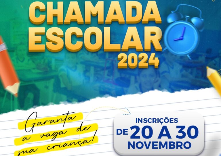 Chamada Escolar na rede municipal de Jaru termina na próxima quinta-feira, 30