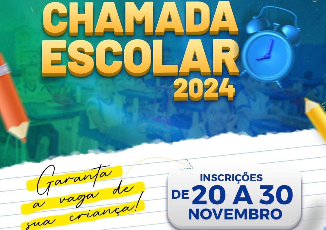 Chamada Escolar na rede municipal de Jaru termina na próxima quinta-feira, 30