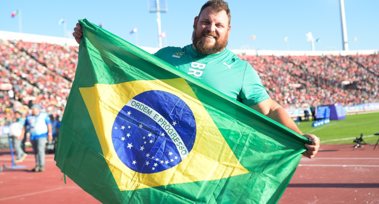 Darlan Romani é bicampeão pan-americano de arremesso de peso