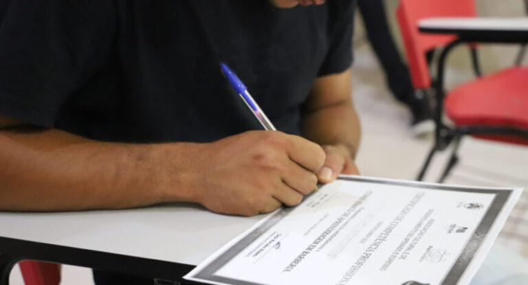Em 30 dias, foram efetuadas mais de 270 certificações em cursos profissionalizantes no sistema prisional do Estado