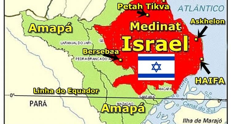 Metade do Amapá seria Israel, por Nazareno