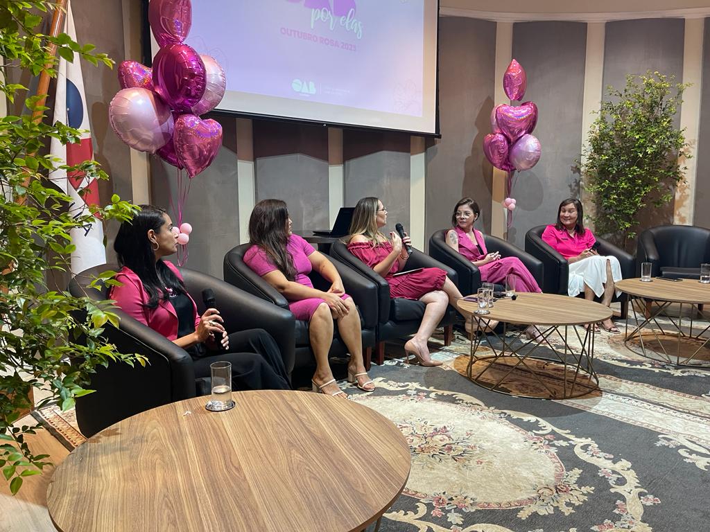 OAB Por Elas: Comissão da Mulher Advogada promove Roda de Conversa para compartilhar experiências e oferecer apoio na luta contra o câncer de mama