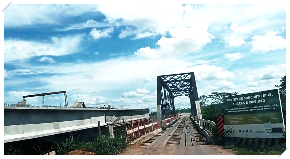 Pontes do Araras e Ribeirão: obras em andamento prometem valorizar o comércio entre Brasil e Bolívia - News Rondônia