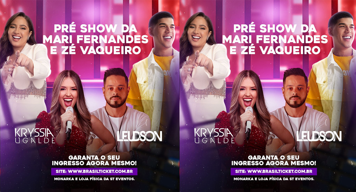Show duplo de Mari Fernandes e Zé Vaqueiro é neste sábado na Talismã 21