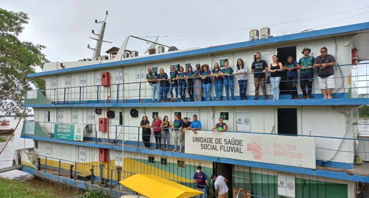 Em três missões, a Policlínica Oswaldo Cruz Fluvial realizou mais de 1.400 atendimentos