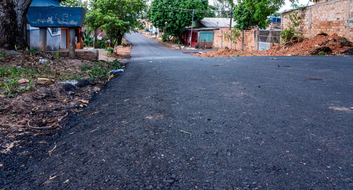 Ruas do bairro Mato Grosso tem pavimentação concluída