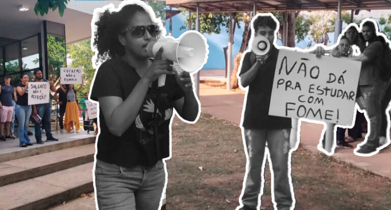 Manifestação de estudantes por abertura imediata do restaurante universitário na UNIR - News Rondônia