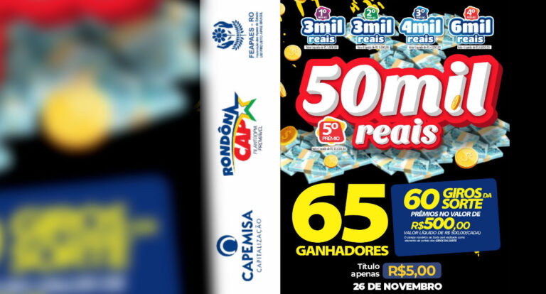 Grande sorteio Rondôncap: uma chance de ouro neste domingo - News Rondônia