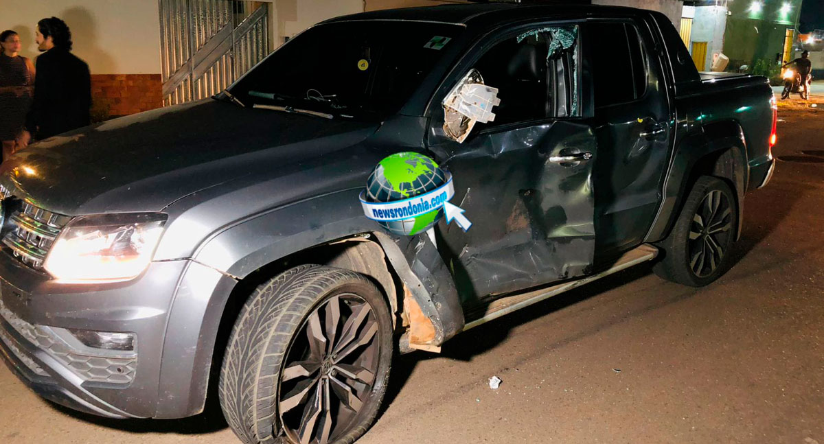 Urgente: Carro invade preferencial e causa acidente com pai e filho em moto no centro - News Rondônia