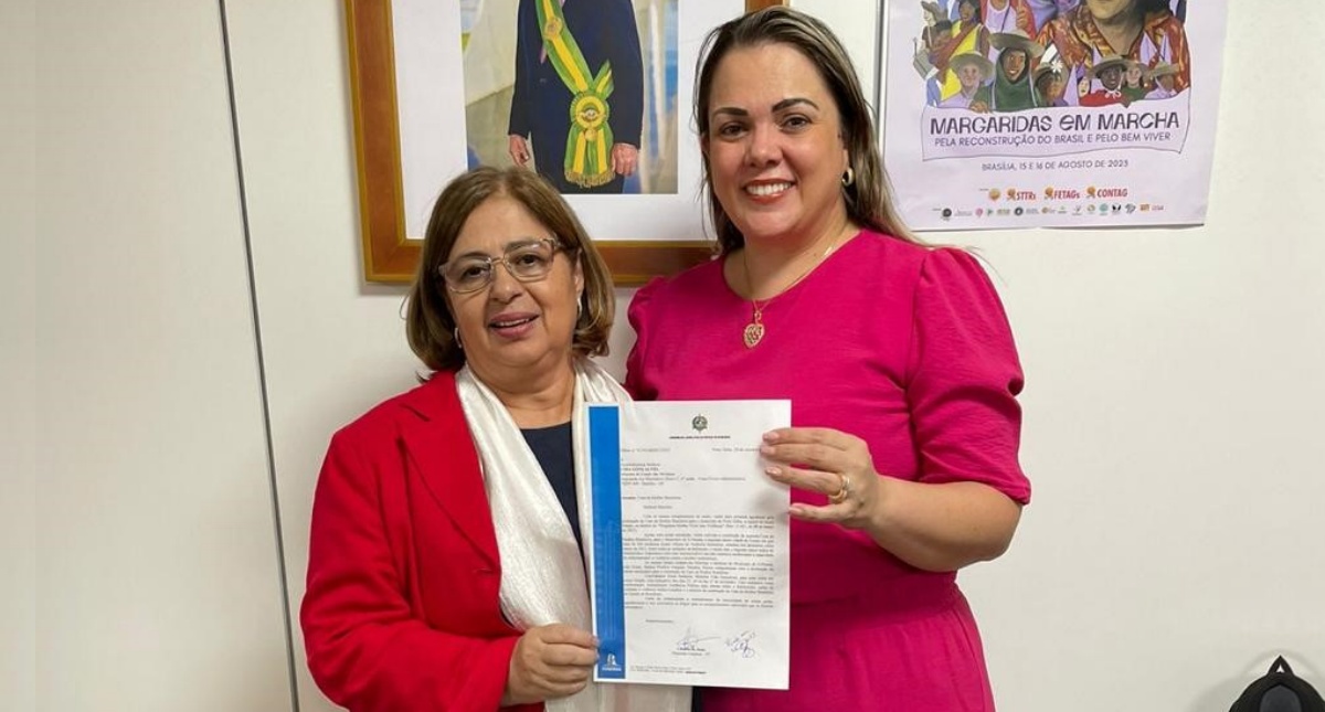 Cláudia de Jesus solicita Casa da Mulher Brasileira para Ji-Paraná
