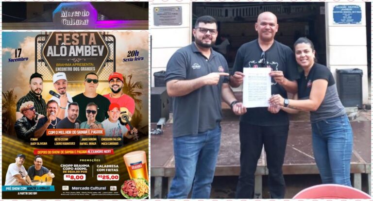SHOWS - Nesta sexta terá 11 atrações na festa "Alô Ambev" no Mercado Cultural - News Rondônia