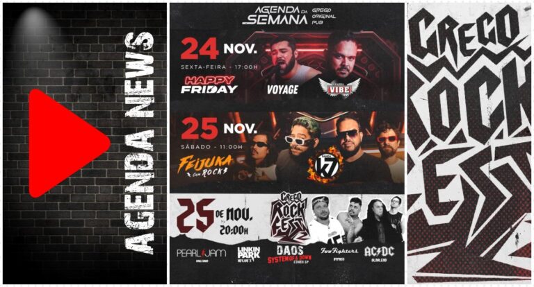 Agenda News: Grego Original Pub é o destino certo para os fãs de rock neste final de semana - News Rondônia