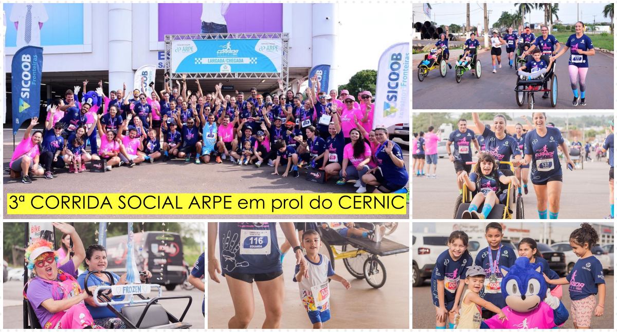 Coluna social Marisa Linhares: 3ª corrida social Arpe em prol do Cernic - News Rondônia