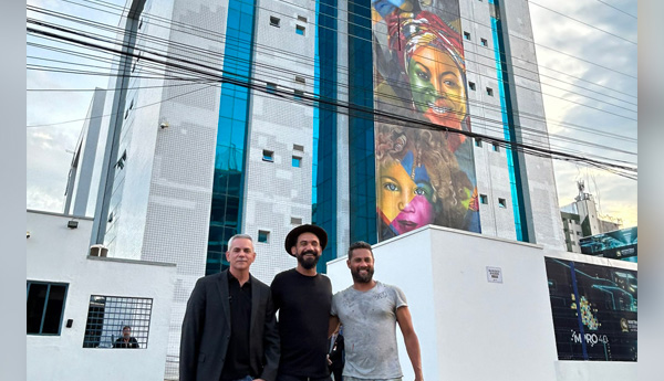 Arte de Eduardo Kobra, inaugurada no MPRO, é mensagem sobre pluralidade, coexistência e preservação ambiental