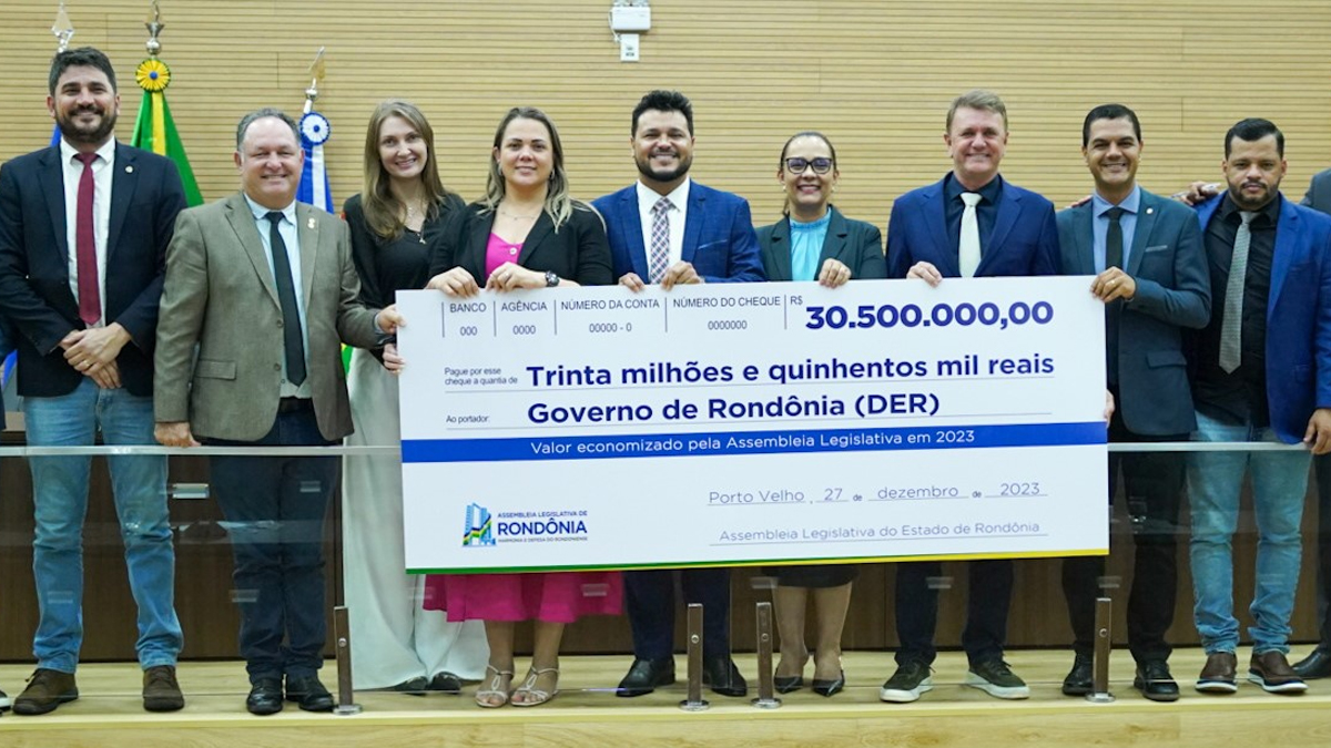 Assembleia Legislativa devolve R$ 30,5 milhões ao Governo para melhorias em estradas - News Rondônia