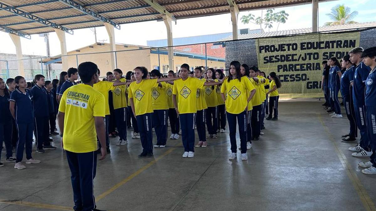 Mais de 300 alunos participam do encerramento das atividades do Projeto “Educatran” em Porto Velho - News Rondônia
