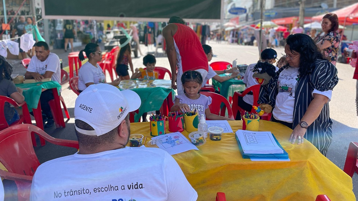 Educação de trânsito para crianças e adultos é realizado em eventos de grande público, na Capital - News Rondônia