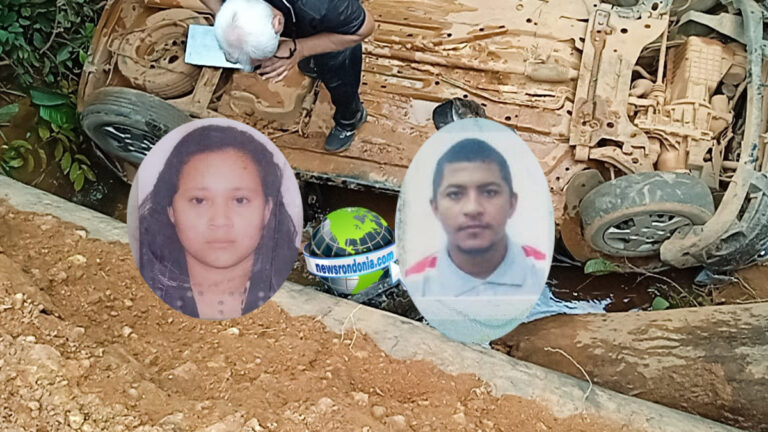 TRAGÉDIA: Casal com três filhos morre após carro cair de ponte na BR-319 - News Rondônia
