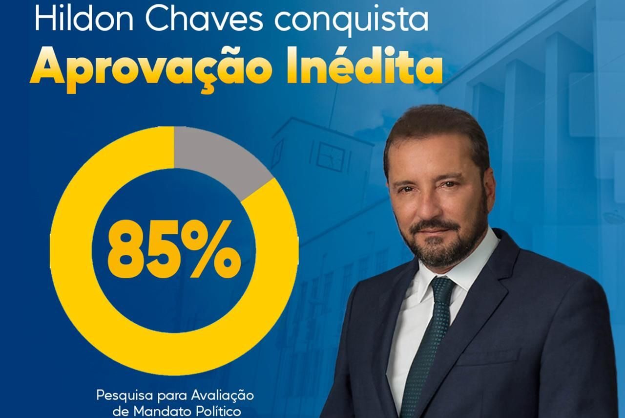 RECONHECIMENTO: Gestão do prefeito Hildon Chaves conta com 85% de aprovação