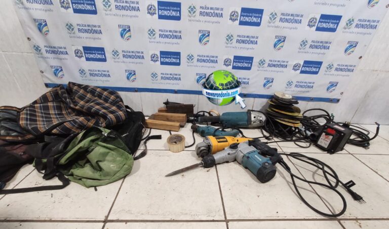 Trio envolvido em assalto a banco é preso com arma após troca de tiros com a PM em RO
